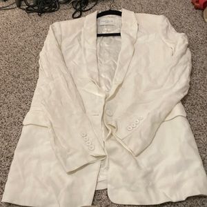 Sandro paris white blazer